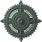 Ekena Millwork Haylynn Ceiling Medallion (Fits Canopies up to 1 1/4"), 29 1/8"OD x 1 1/4"ID x 4"P, Cloud Burst CM29HYCBF - alternate 1
